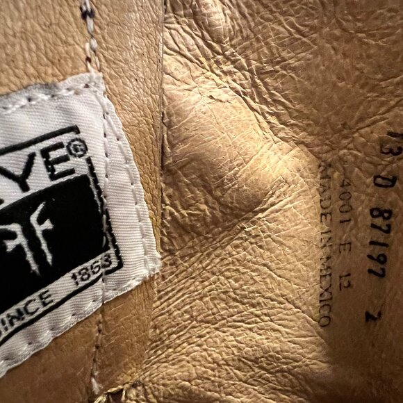 Frye Engineer Boots – Black Leather – Sizes R13/L12 – Like New - Picture 4 of 4